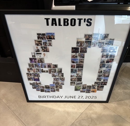 Customer Photo by Talbot for Review Print Photo Collage Framed Poster (wood, black) 28x28"
