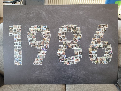 Customer Photo by Tanja for Review Print Photo Collage Foam Board 100x70cm