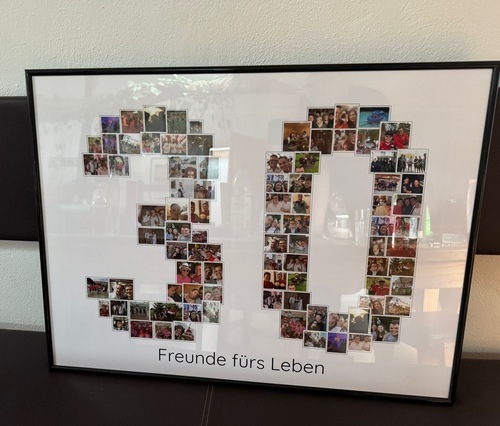 Customer Photo by Theresa for Review Print Photo Collage Poster 80x60cm