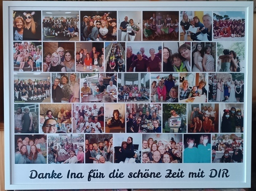 Customer Photo by Yvette for Review Print Photo Collage Framed Poster (wood, white) 60x45cm