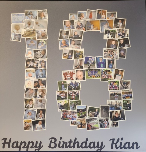 Customer Photo by Yvonne for Review Print Photo Collage Foam Board 60x60cm