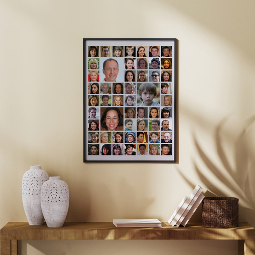 Create Stunning Team Photo Collage with Highlights | Personalize Your Design