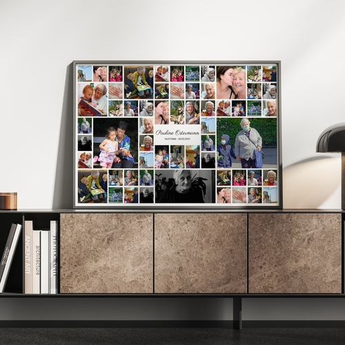 Create a Personalized Memorial Canvas Collage