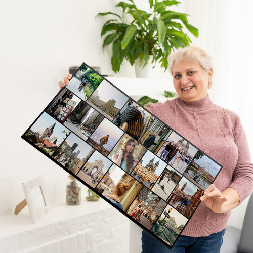 Create Your Travel Photo Collage on Acrylic Glass - Personalize Memories