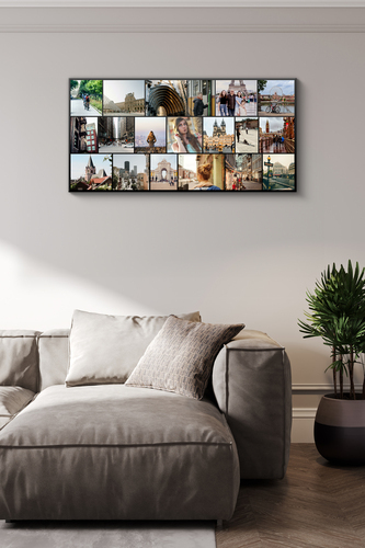 Create Your Travel Photo Collage on Acrylic Glass - Personalize Memories