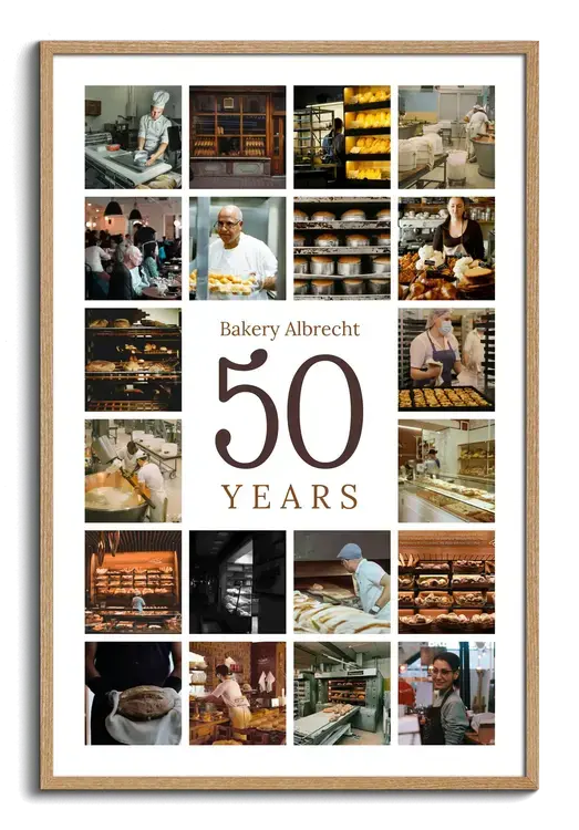 50th Company Anniversary Number Photo Collage