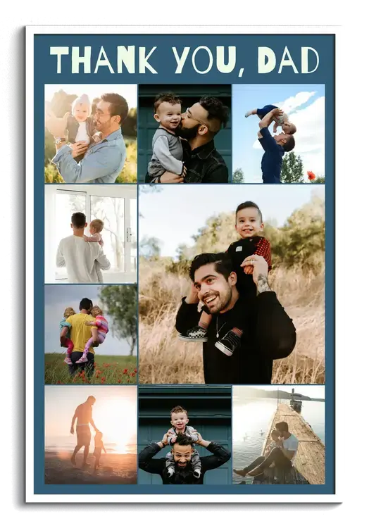 Personalized Photo Collage for Dad