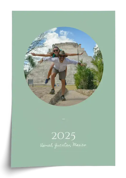 Travel Photo Collage with Custom Backgrounds